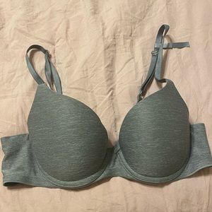 Gently worn gray aerie push up bra